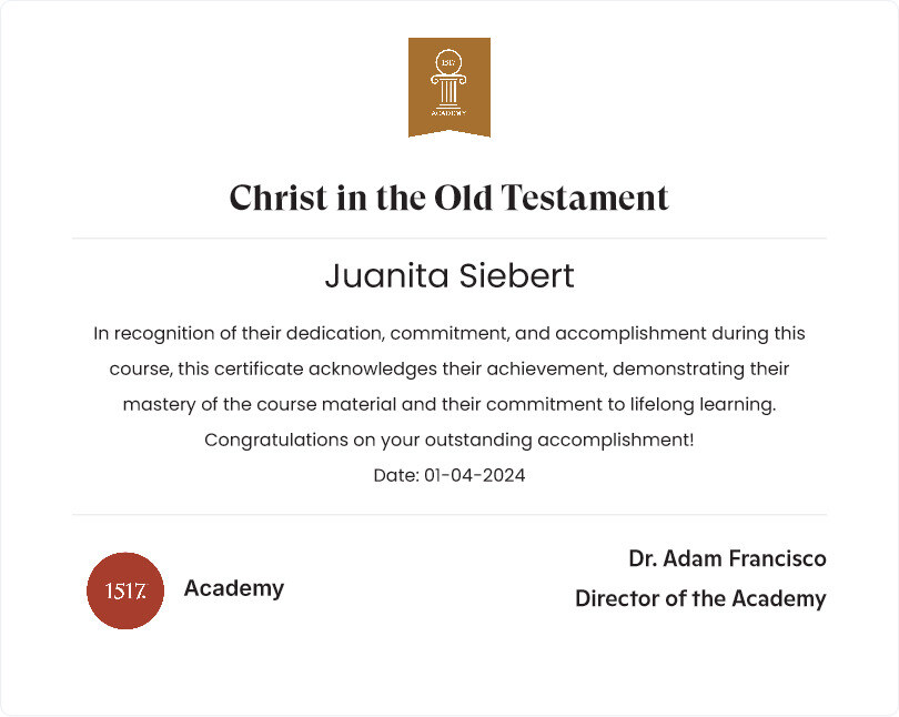 Christ in the Old Testament52
