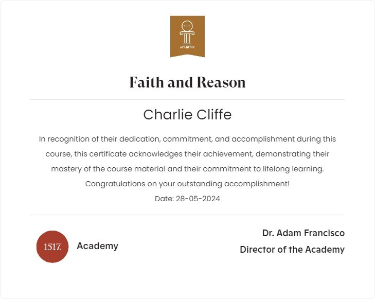 Faith and Reason83