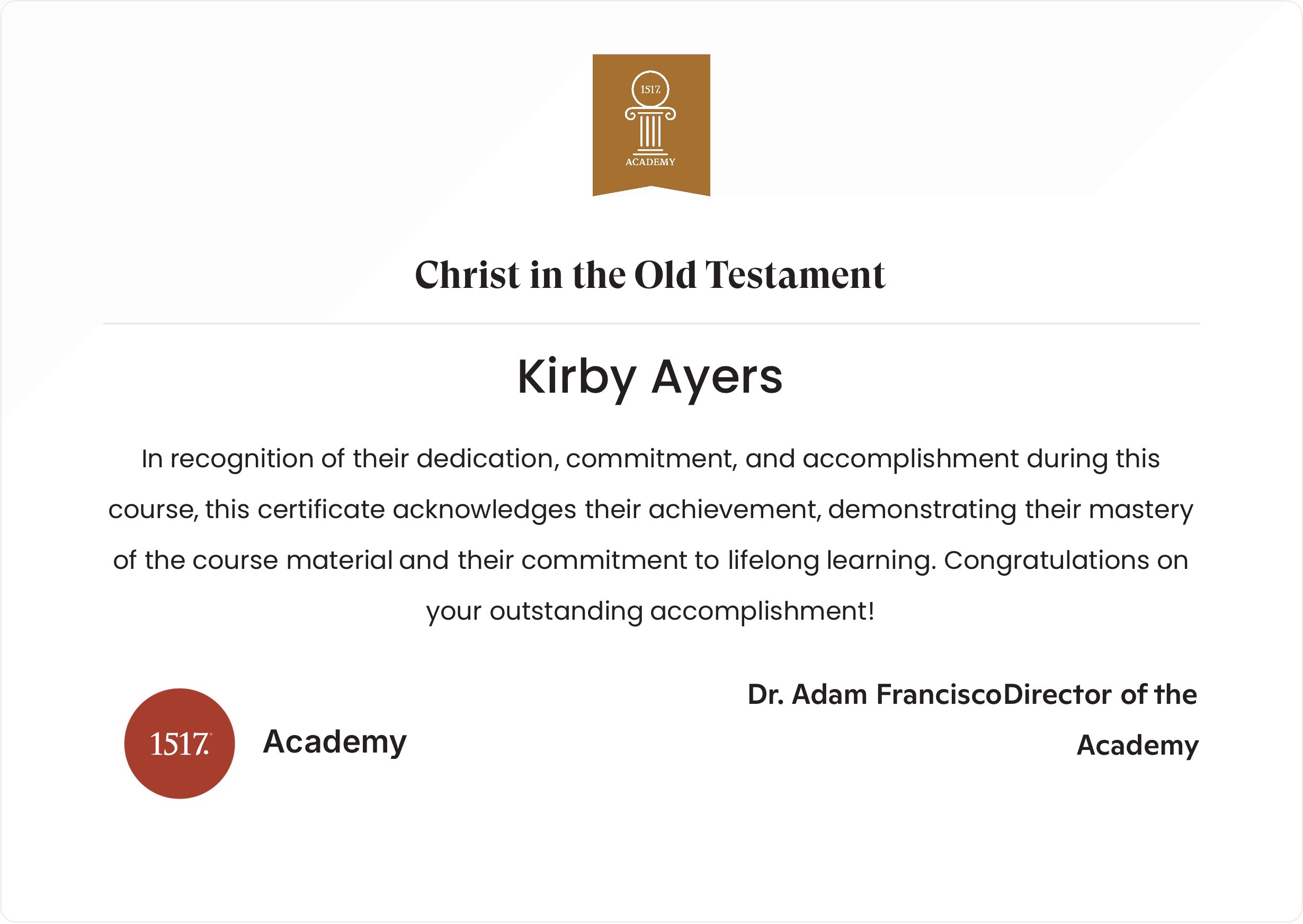 Christ in the Old Testament